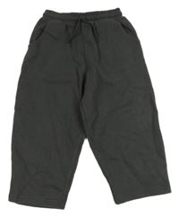 Antracitové baggy 3/4 tepláky Next