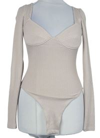 Dámské pudrové žebrované body Oh Polly vel. 32