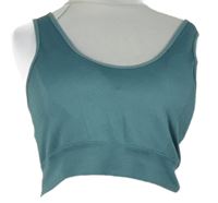 Dámský petrolejový sportovní crop top Primark 
