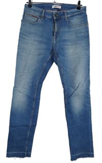 Pánské modré šisované rifle Tommy Hilfiger vel. 32