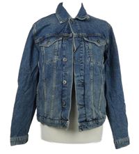 Dámská tmavomodrá riflová bunda Topman 