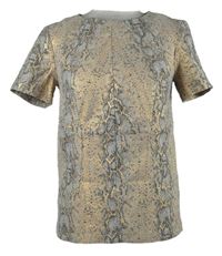 Dámská oranžovo-modrá vzorovaná halenka Topshop 