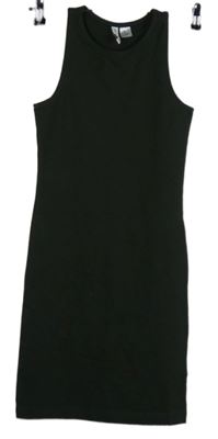 Dámské tmavozelené elastické šaty H&M