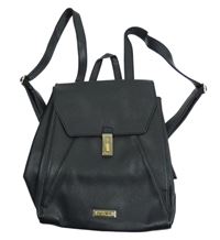 Dámský černý koženkový batoh Tahari