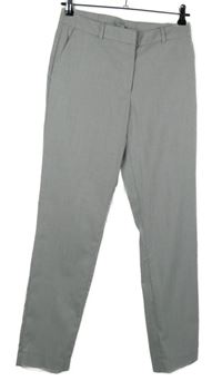 Dámské šedé chino kalhoty H&M
