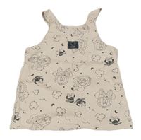Světlerůžové riflové šaty s Minnie zn. Disney