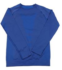 Modré spodní funkční triko Crivit