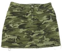 Army riflová sukně New Look