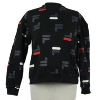 Dámská černá crop mikina s logy Fila 
