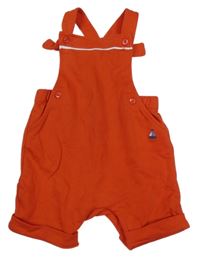 Červené bavlněné laclové kraťasy s loďkou Next