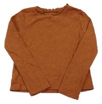 Hnědé úpletové triko Next