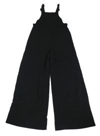 Černé laclové široké tepláky C&A