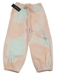 Nové - Světlerůžovo-pomněnkové tepláky Dunnes