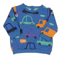 Modrá mikina s auty Matalan