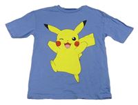 Modré tričko Pikachu H&M