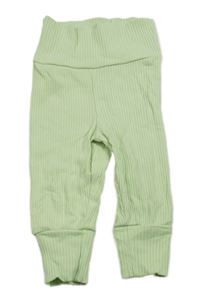 Světlezelené žebrované tepláky Orsolino 