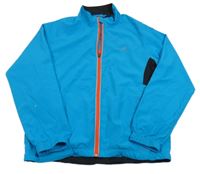 Azurovo-černá funkční šusťáková sportovní bunda Pro Touch