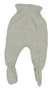 Šedé pletené polodupky Primark