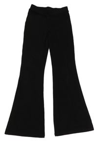 Černé zvonové kalhoty 