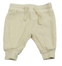 Smetanové sametové tepláky Smile 