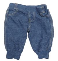 Modré tepláky riflového vzhledu Mothercare