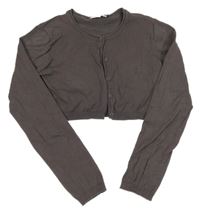 Hnědé svetrové propínací bolerko Name it 