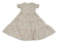 Bílé květované šaty LC Waikiki