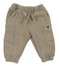 Béžové cargo cuff tepláky s Mickeym C&A