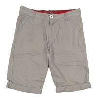 Šedé chino plátěné kraťasy URBAN OUTLAWS