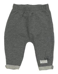 Tmavošedé melírované turecké tepláky Tu