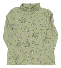 Světleolivový rolák se zvířátky C&A