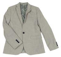 Světlešedé melírované sako Next