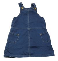 Tmavomodré teplákové riflové šaty M&S