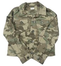 Zeleno-béžová army riflová bunda F&F