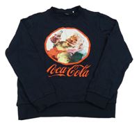 Tmavomodrá mikina se Santou - Coca Cola LMTD