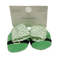 Nové - Zeleno-bílé capáčky s trojlístky Dunnes vel. 18