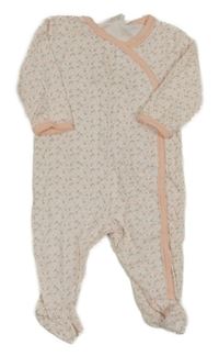 Bílý květovaný overal F&F