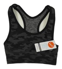 Nové - Antracitovo-černá army sportovní lambáda M&S