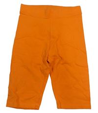 Oranžové elastické kraťasy Zara
