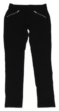 Černé tregíny se zipy Page One Young