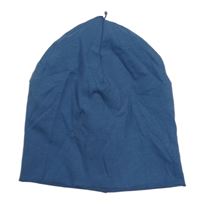 Modrá bavlněná čepice 