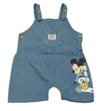 Modré laclové kraťasy s Mickeym Disney