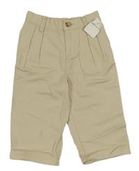 Nové - béžové plátěné chino kalhoty Ralph Lauren