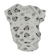 Bílé body s Minnie Disney