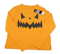 Nové - oranžové triko - dýně F&F