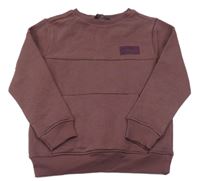 Mahagonová mikina s nášivkou George