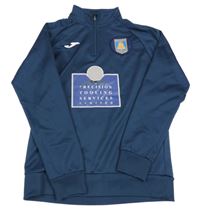 Tmavomodrá sportovní mikina s nápisy Joma 