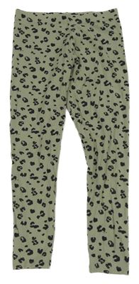 Světlezeleno-černé legíny s leopardím vzorem Next