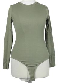 Dámské khaki žebrované body New Look 