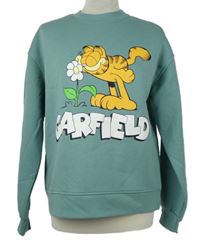 Nové - Dámská modrá mikina s Garfieldem Primark 